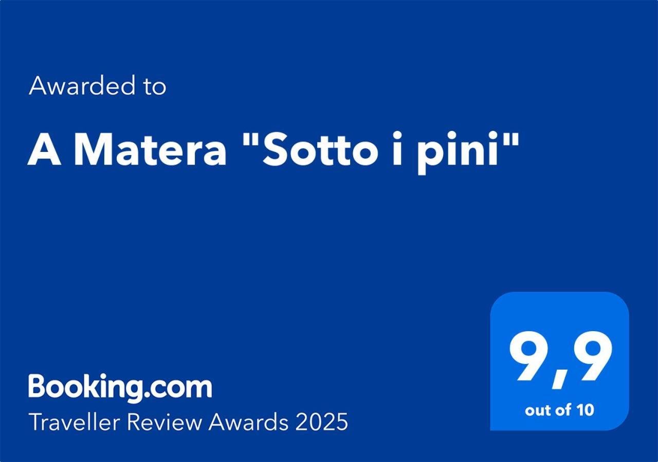 A Matera "Sotto I Pini" Βίλα Εξωτερικό φωτογραφία